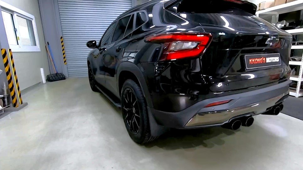 [쉐보레 트랙스 크로스오버] 순정형 듀얼배기 + 머플러팁 / 인천 동구