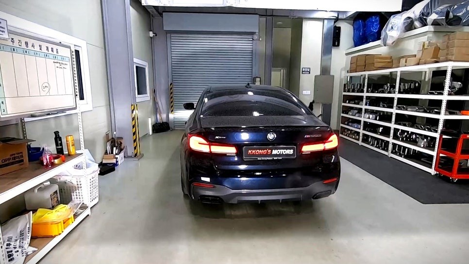 [BMW M550i] 커스텀가변배기 + 순정팁이식 / 인천 동구