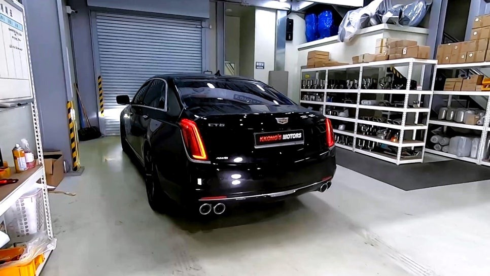 [캐딜락 CT6] 가변풀배기 + 머플러팁 / 인천 동구