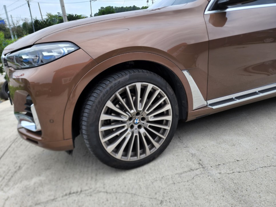 강원 / 자동차 휠기스 BMW X7 다이아몬드컷팅 다이아컷티 휠복원 휠수리! / 원주시 소초면