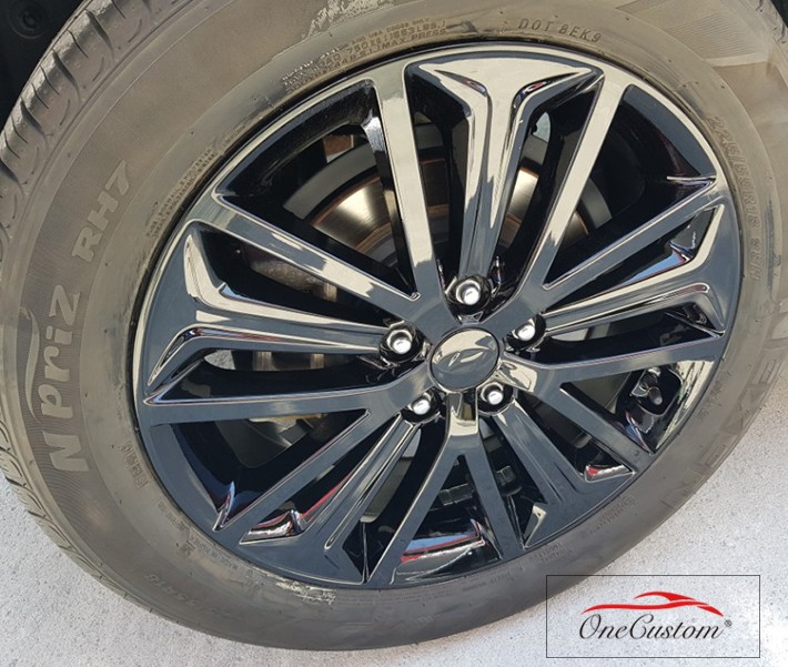 휠도색추천 현대 올뉴투싼TL 블랙유광 결과! / 원주시 소초면