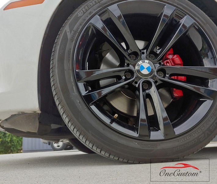 원주휠복원 원주휠도색  BMW 320D 블랙유광 캘리퍼도색을! / 원주시 소초면