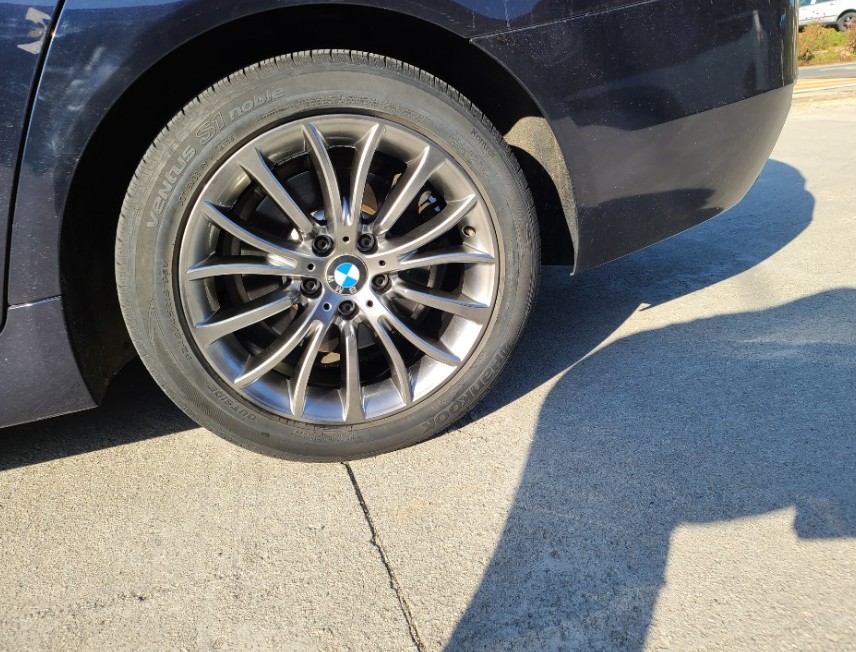 충주휠복원 BMW 520D 고스트크롬 다크스퍼터링 휠도색 휠복원 휠수리! / 원주시 소초면