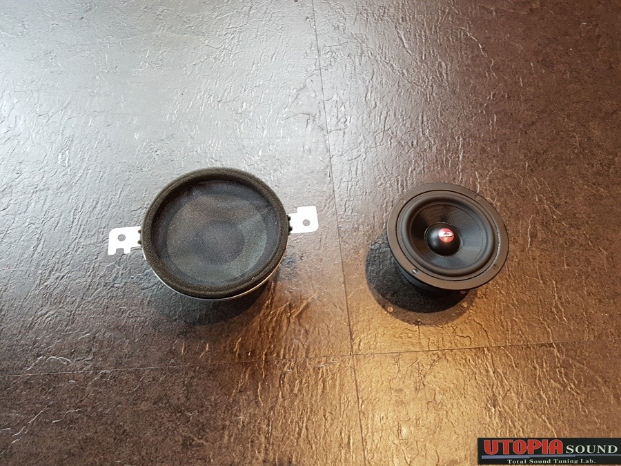 울산카오디오)   현대자동차 싼타페DM CDT 센터스피커 CS 03 DVC + 오디오컨트롤 LC6i 작업