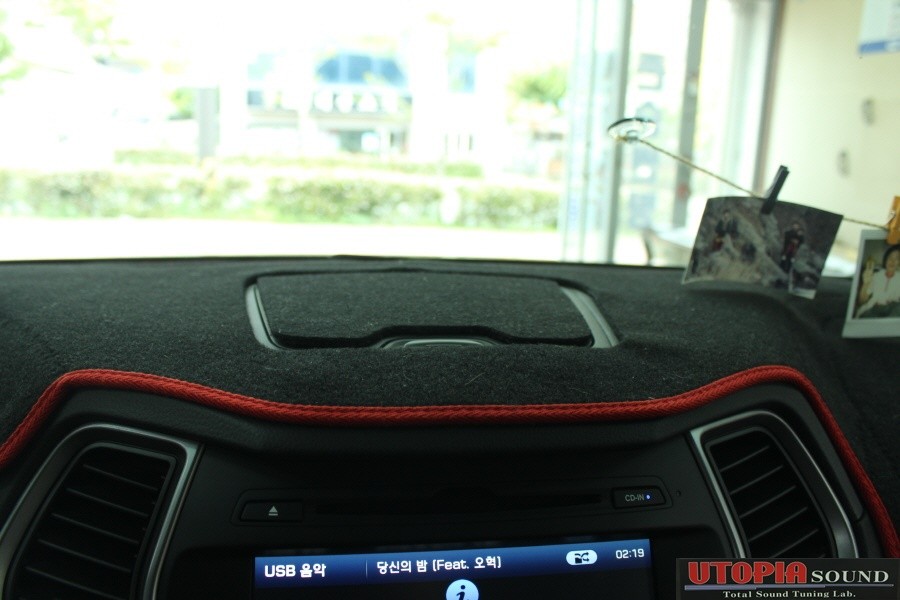 [울산카오디오]   싼타페 DM 센터스피커를 장착하여 사운드포커싱을 만들다