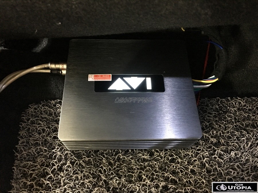 울산카오디오 AVI SQ - 4050 DSP 앰프 장착