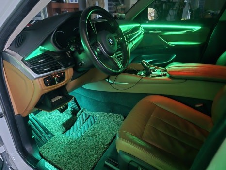 BMW X6 F16 엠비언트 디자인특허 KC인증 제품으로 시공하는 대구 엠비언트라이트 전문점 카뷰티 / 대구 달서