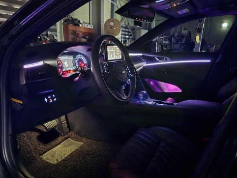 제네시스 G70 엠비언트 대구 엠비언트라이트 DMX 남부지사 카뷰티 / 대구 달서