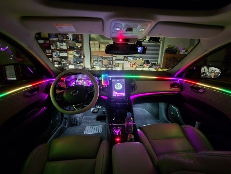 SM6 무빙엠비언트 KC인증제품으로 시공하는 대구 엠비언트라이트 전문점 카뷰티 / 대구 달서