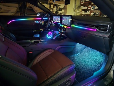 포드 머스탱 무빙엠비언트 디자인특허 KC인증받은 DMX 엠비언트 남부지사 대구 카뷰티 / 대구 달서