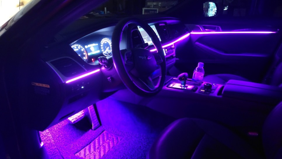 대구 엠비언트 제네시스 G80 DMX 비노출 매립형 엠비언트라이트 / 대구, 구미