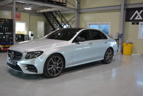 경기남부 / [나이퍼스] 벤츠 e43 amg 고광도 베니셔퍼플 ax필름 전체랩핑시공 +크롬죽이기 / 시흥시 월곶동 / 시흥.안산