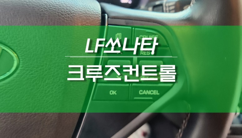 LF 쏘나타 오토 크루즈컨트롤 순정 옵션, 정속주행장치 / 용인,동탄,수원,광교