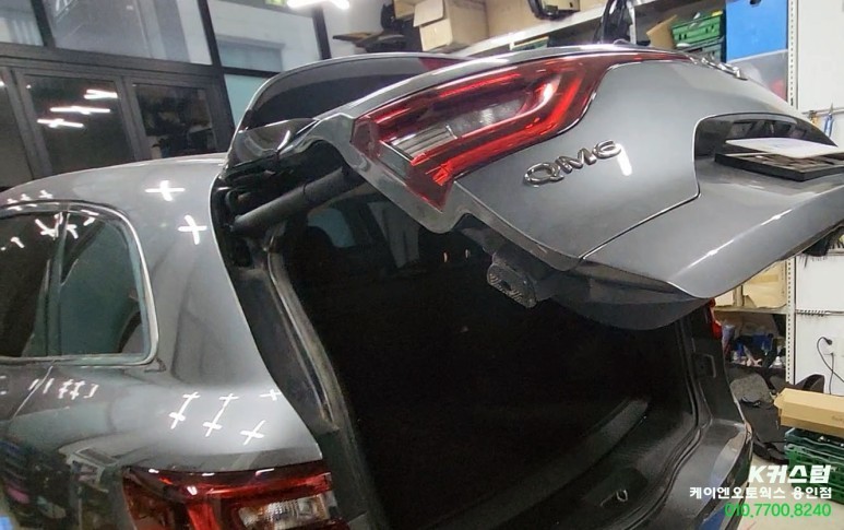 QM6 전동트렁크 설치 작업 / 테일게이트 트렁크 자동 옵션 / 용인,동탄,수원,광교