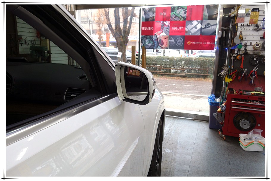 벤츠 GLE450 옵틱글래스 광각 미러로 안전을 지키세요