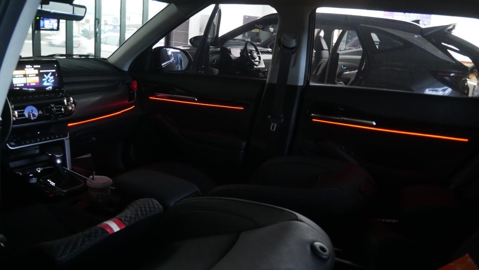 제주 셀토스 순정 엠비언트가 없다면 DMX 매립형으로 순정 연동으로 사용해버리기~!! / 제주