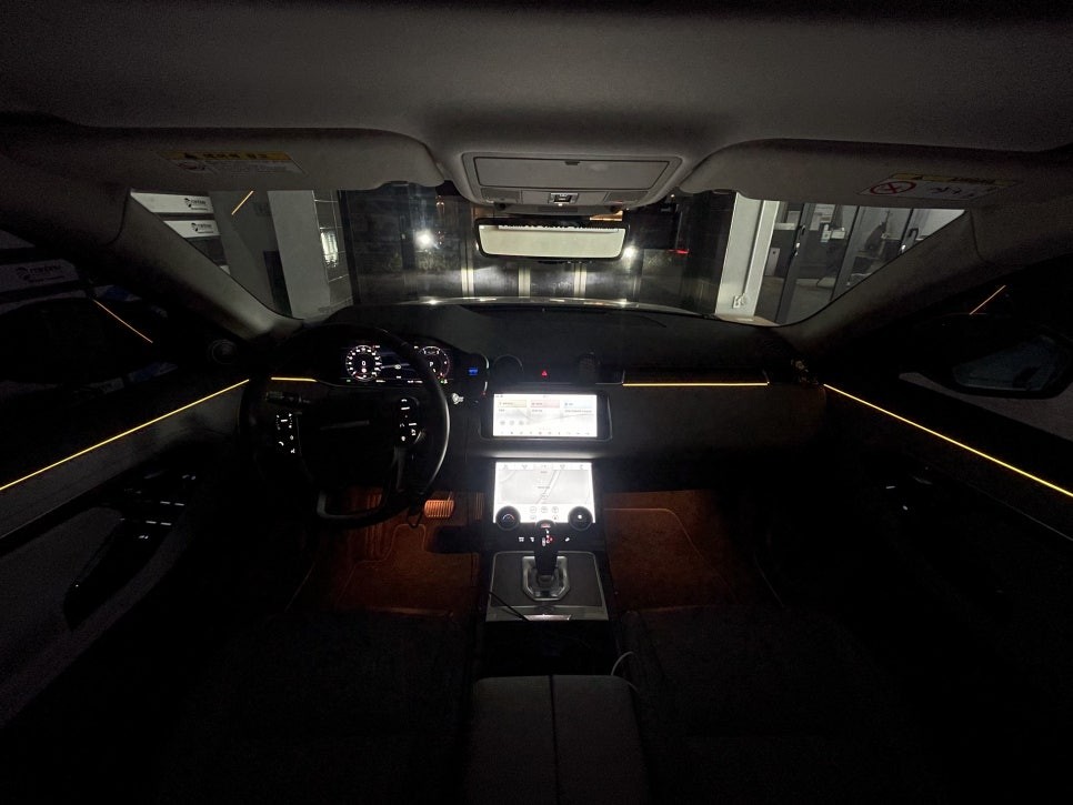 제주 레인지로버 이보크 엠비언트 라이트 인증된 DMX 제품으로~! / 제주