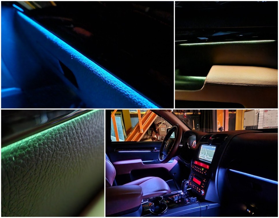 모하비튜닝 엠비언트시공으로 실내분위기가 고급스러워졌습니다 / 고양, 일산, 김포, 파주