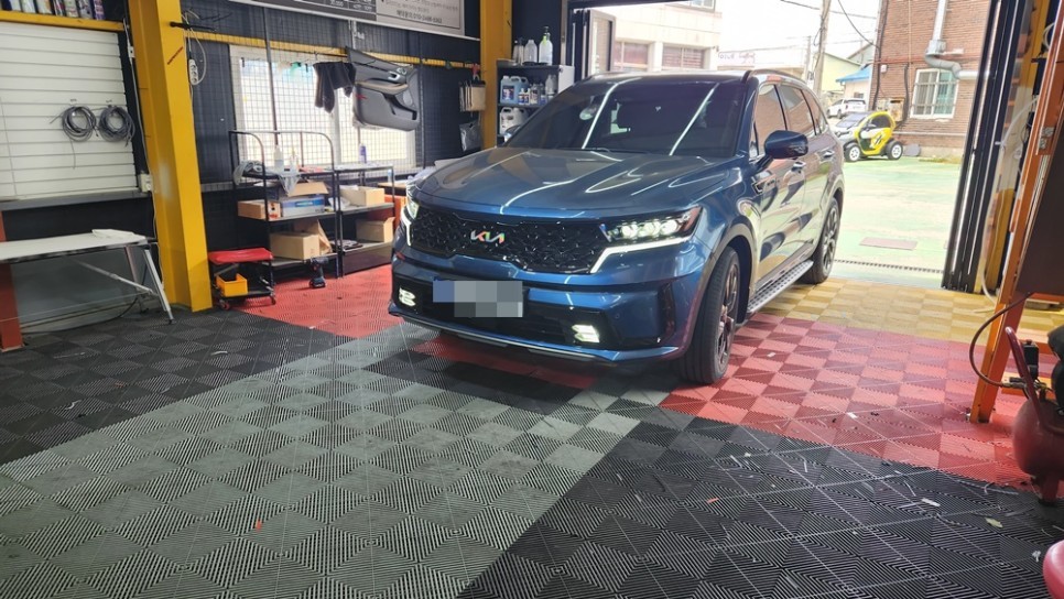 쏘렌토mq4 하체보강 및 엠비언트시공으로 주행성능 올리고,실내갬성까지 업그레이드 했습니다 / 고양, 일산, 김포, 파주