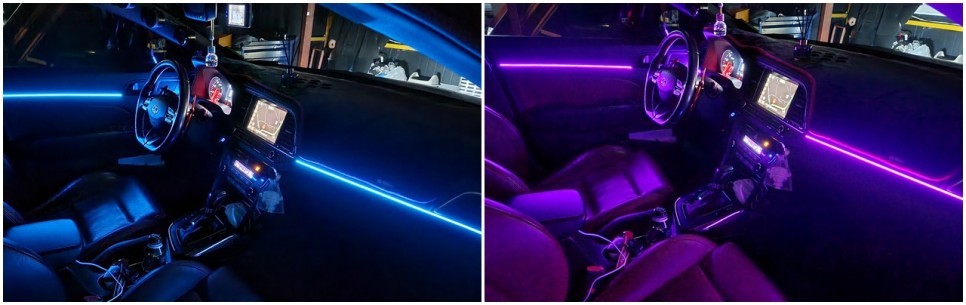 아반테AD스포츠 엠비언트라이트 실내무드조명튜닝 / 고양, 일산, 김포, 파주