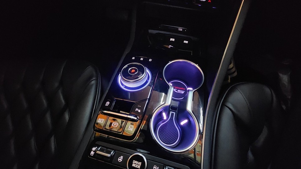 k5dl3 엠비언트라이트 포인트시공 기어다이얼과 컵홀더무드등작업 / 고양, 일산, 김포, 파주