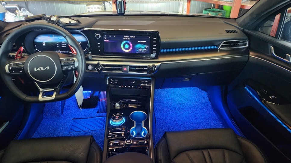 k5dl3 포인트무드등 기어다이얼,컵홀더,풋등까지 순정연동으로 작업 / 고양, 일산, 김포, 파주