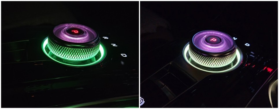 카니발ka4 엠비언트라이트 기어다이얼&컵홀더 엠비언트시공 / 고양, 일산, 김포, 파주