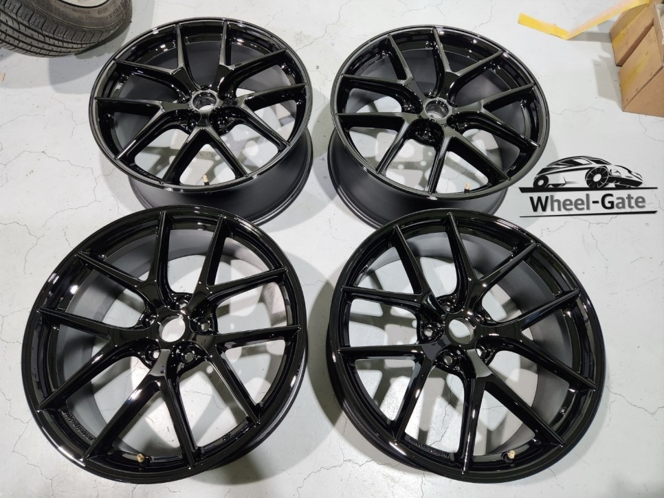 남양주휠도색 휠복원 / 산타페TM / BBS cir 20인치 / 블랙유광 / 고퀄리티 / 합리적인금액 / 휠수리는 휠게이트 / 남양주시 진건읍