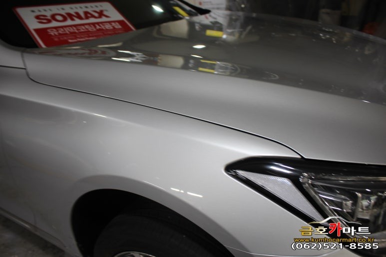 45주3168 제네시스 소낙스 광택 코팅 시공과 세턴 필름으로 썬팅 시공해드림 / 광주 북구 중흥동