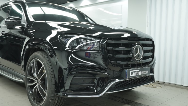 벤츠 GLS 그릴 탑폴리에 블랙 크롬 딜리트 (크롬죽이기) ( 마포구 PPF , 마포구 랩핑 ) < 코션 마포점 > / 서울 마포, 서대문, 영등포, 은평