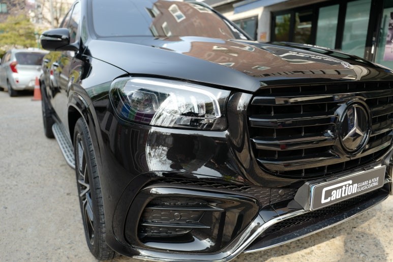 벤츠 GLS 580 전체 PPF , 그릴 블랙 랩핑 시공  ( 마포구 PPF , 마포구 랩핑 ) < 코션 마포점 >
