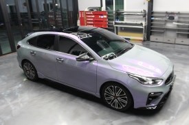 창원랩핑 - KIA K3 GT 연인이라면 같은 색상으로도 추천!!!전체랩핑?케이랩하우스!![진해랩핑, 마산랩핑, 경남랩핑, 루프스킨, 전체랩핑,부분랩핑, 광고랩핑]-창원랩핑샵 / 창원시 진해구