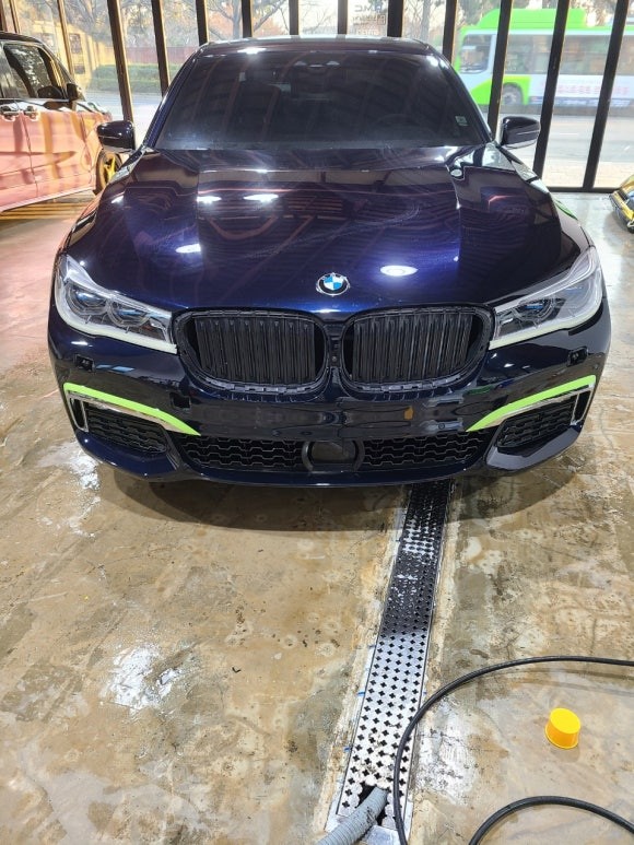 BMW 7시리즈 앞범퍼 전체 PPF 시공[케이랩스_진해랩핑+창원랩핑+전체랩핑+부분랩핑+광고랩핑] 창원랩핑샵