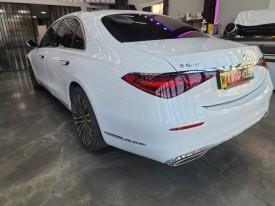 창원랩핑 - 벤츠 S580 블랙이 지겨우신가요? 화이트로 바꿔보세요~케이랩하우스!! [창원랩핑, 진해랩핑, 마산랩핑, 경남랩핑, 루프스킨, 전체랩핑,부분랩핑, PPF]-창원랩핑샵 / 창원시 진해구