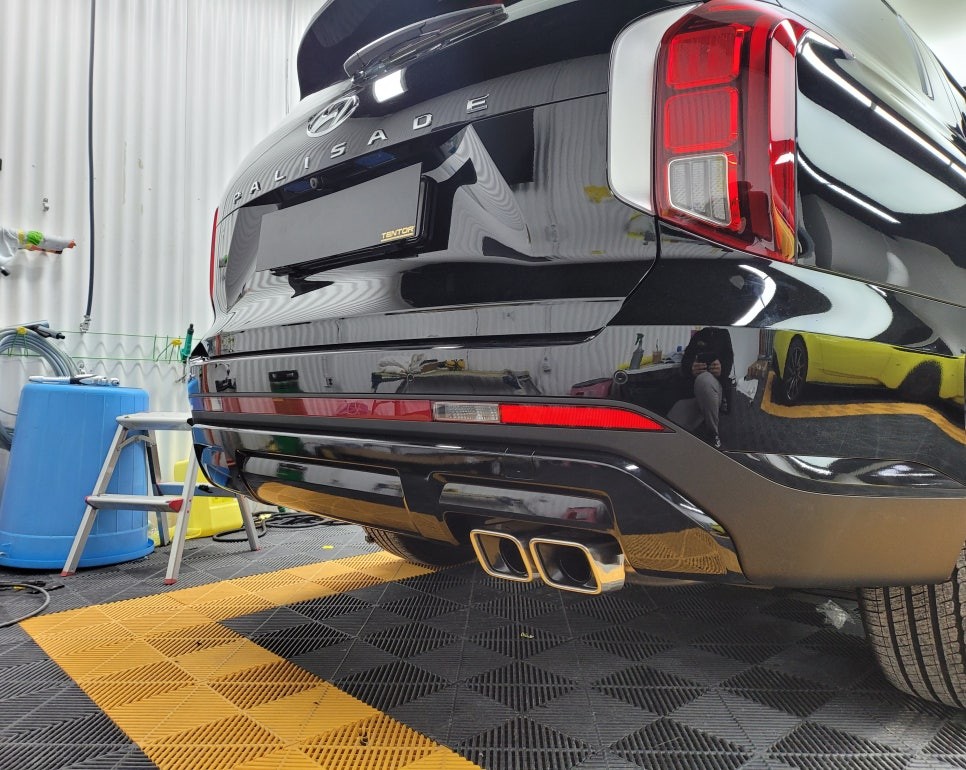 수원 크롬죽이기 팰리세이드 부분랩핑 시공 / 동탄