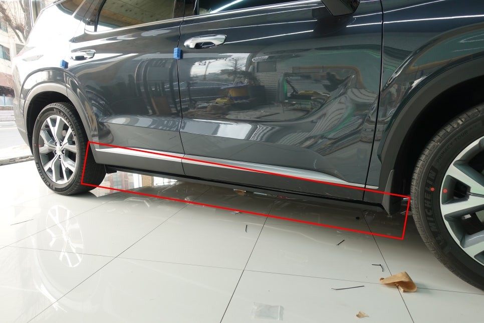 펠리세이드 툴레 가로바 루프박스 장착 알파인450L 윙스텝 전동 사이드발판 장착 진주1호 / 진주시 상대동