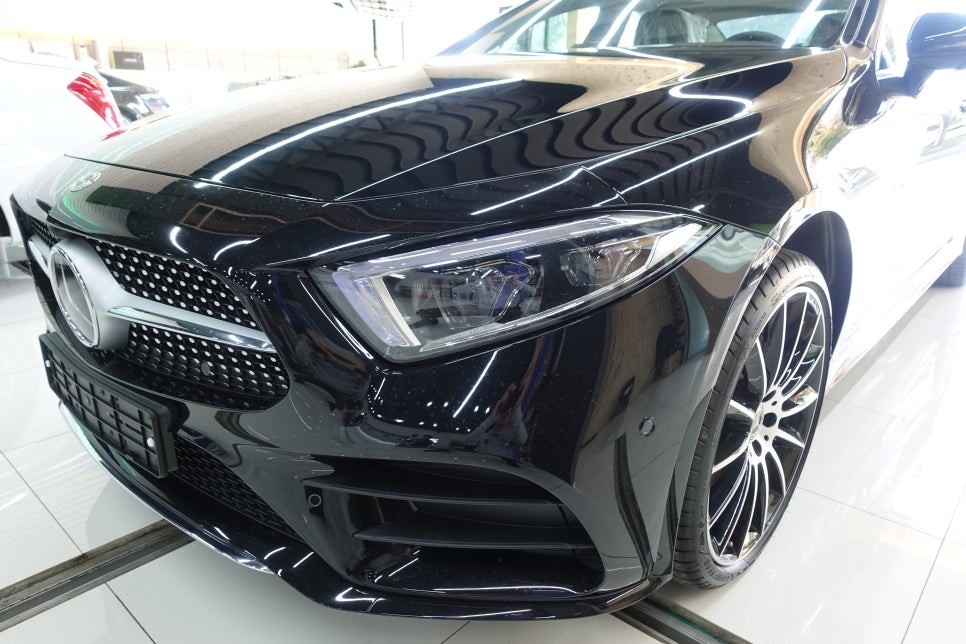 벤츠의 새로운얼굴마담 뉴CLS 400D 탄생 진주1호 출고차량 신차썬팅 솔라가드 차콜 / 진주시 상대동