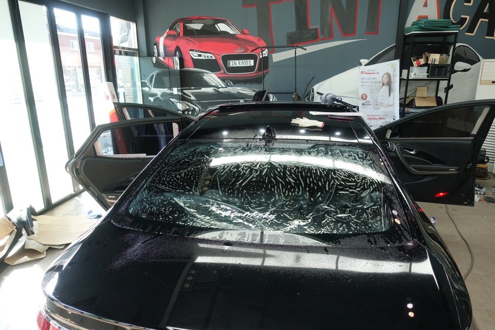 그렌져hg 솔라가드 새턴 재시공 / 진주시 상대동