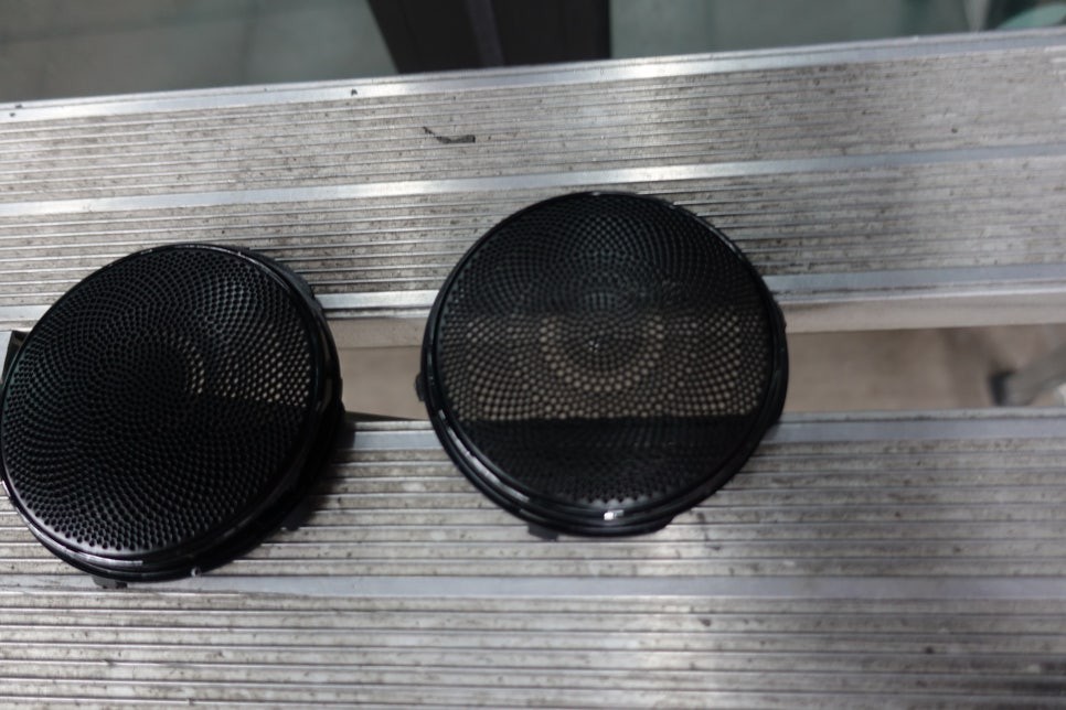 진주 벤츠C클레스 부메스터 스피커 망교체 신차검수 신차썬팅 시공기 / 진주시 상대동