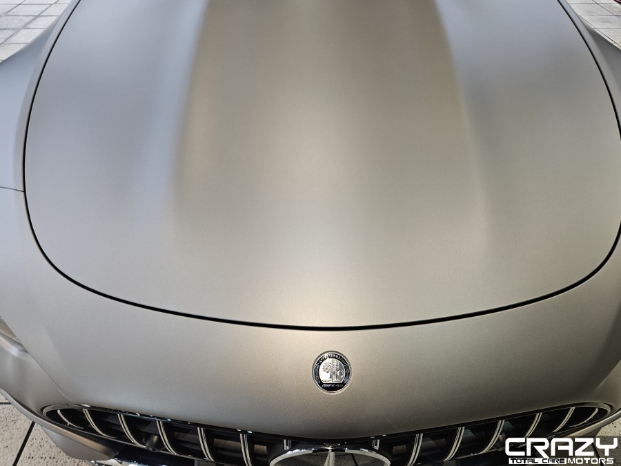 벤츠 SL63 AMG 3M 매트그레이 전체 랩핑 시공후기 / 대구 수성구 중동