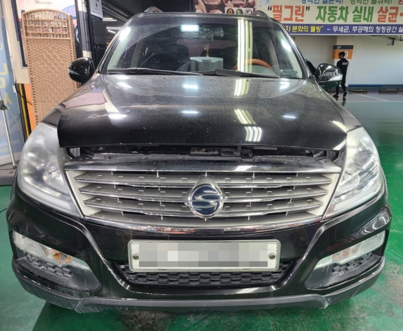 렉스턴W 부산 자동차 라이트복원 전문점 잘하는집 / 부산 사상구 삼락동