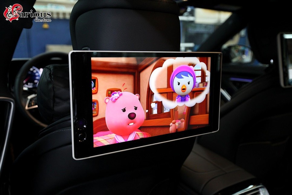 벤츠 S클래스 W223 리어모니터 장착 / 부산 사상구