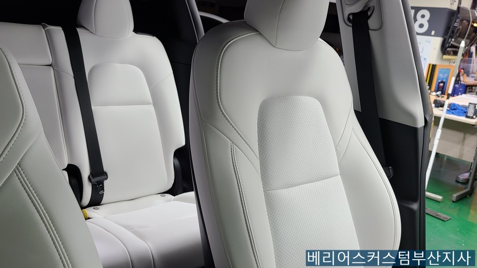 테슬라 통풍시트 모델Y 시공 / 부산 사상구