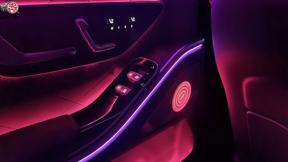 벤츠 S400D 액티브 엠비언트 3종세트 시공