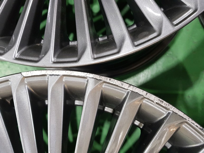 제네시스 G90 휠복원 하이퍼블랙 휠도색 분채도장 / 시흥시 죽율동