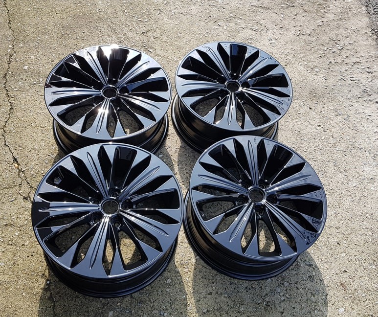 기아 K8 휠복원 및 블랙휠 휠도색 분체도장 리더스휠 / 시흥시 죽율동