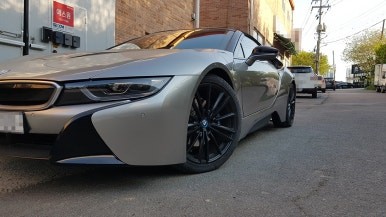 BMW i8 로드스터 휠복원 무광블랙 휠도색 분체도장 리더스휠