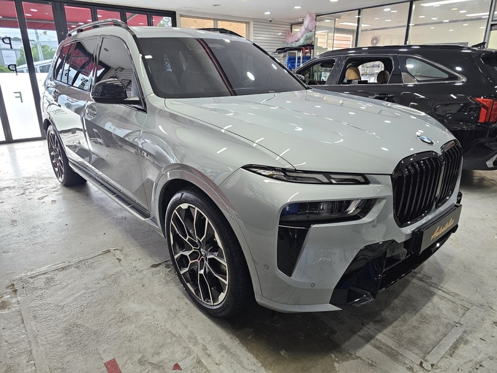 bmw x7 lci 전체 크롬 죽이기.