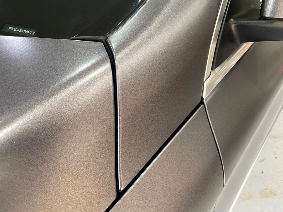 벤츠 GLE63 AMG s 전체랩핑 사틴다크그레이 시공 의정부 양주 랩핑샵 오토아틀리에