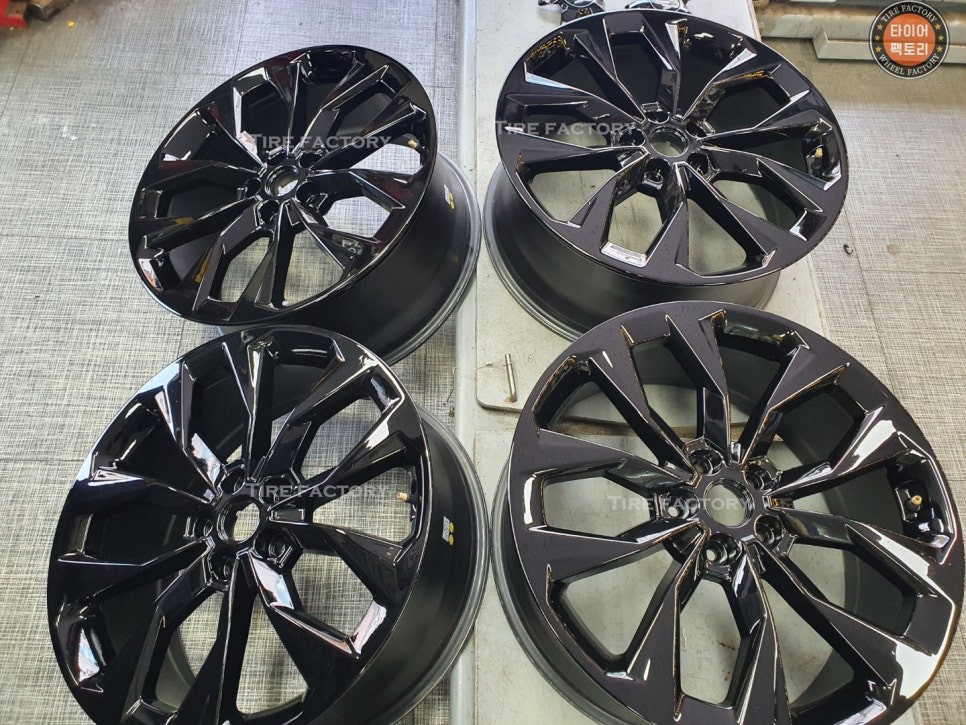 [남양주휠도색] 쏘렌토 4세대 20인치 블랙유광 휠복원&휠도색 / 남양주시 별내동